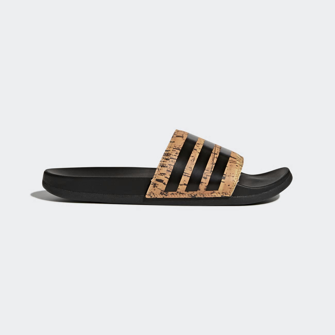 Adidas Adilette Cloudfoam Plus Cork Férfi Papucs - Fekete [D15609]